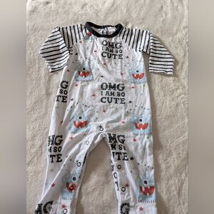 Peppy Mini Cute Striped Kids One Piece